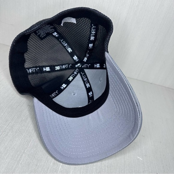 New Era 39Thirty Waste Management Camo Stretch Mesh Back Hat Cap Size M/L New - Picture 5 of 7